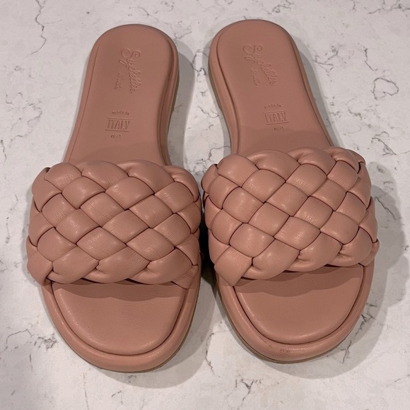 Seychelles Bellissima Womens Woven Slide Flat Sandals In Nude Vegan Leather 7.5 - Picture 10 of 10